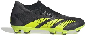 adidas Unisex Accuracy Injection.3 FG Soccer Cleat (Core Black/Team Solar Yellow/Grey Five, 6.5)