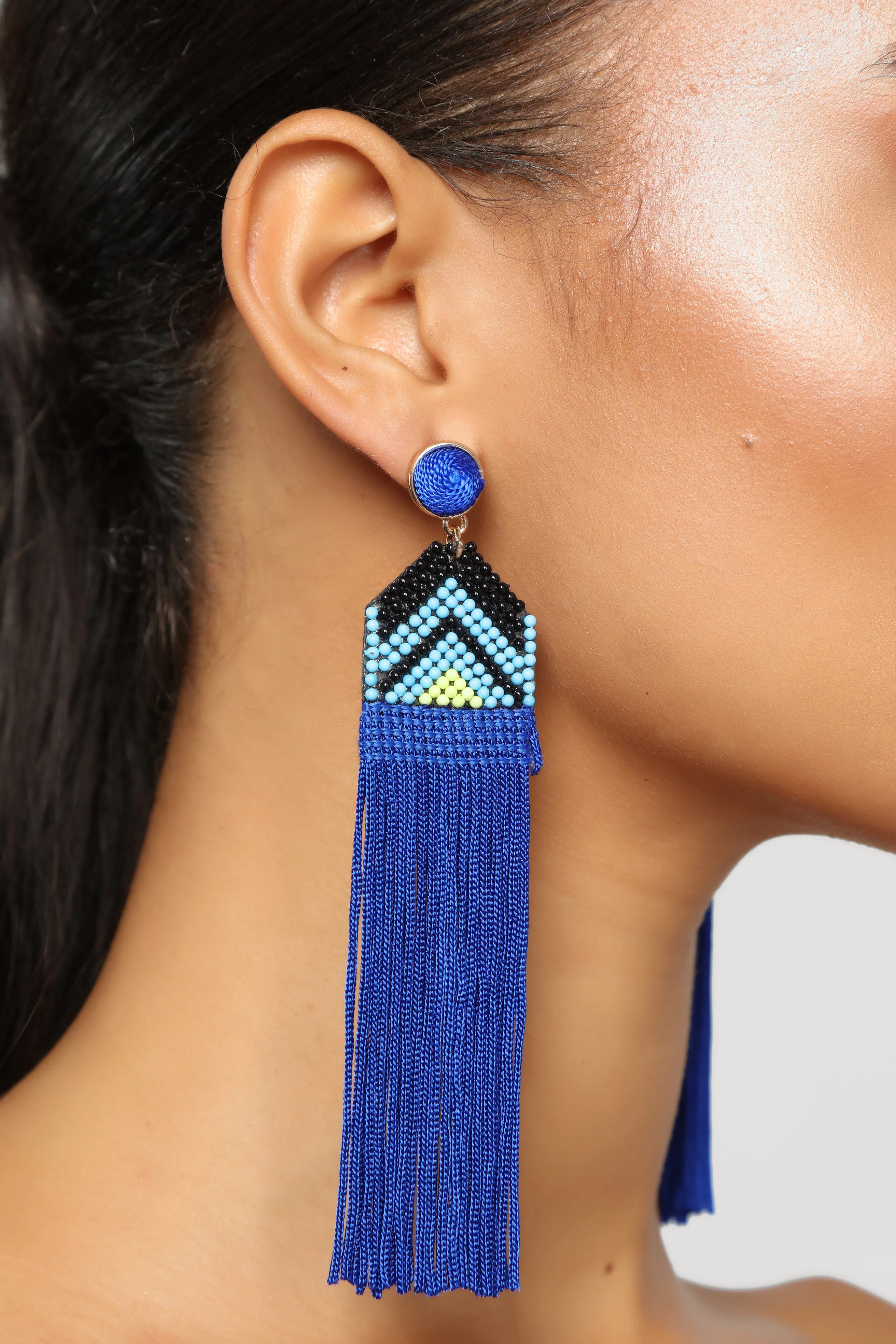 All The Way Up Earrings - Royal