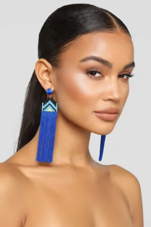 All The Way Up Earrings - Royal