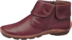 AMDBEL Ankle Rain Boots For Women, Cowboy Boots For Women, Ankle Boots for Women Dressy Winter Casual Leather Lace Up Side Zipper Round Toe Cowboy Booties Fall Flat Short Shoes Boots