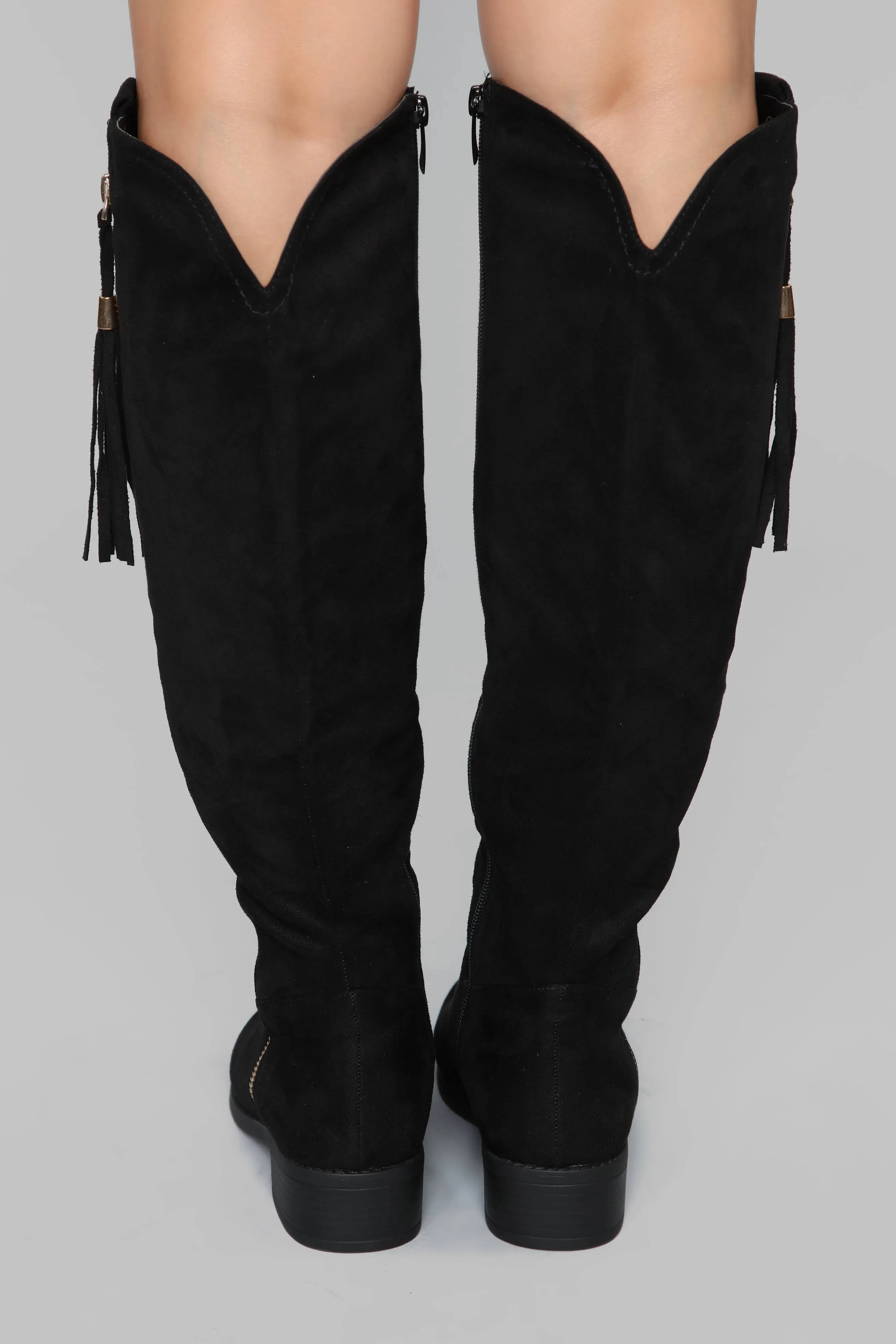 Amorie Flat Boot - Black