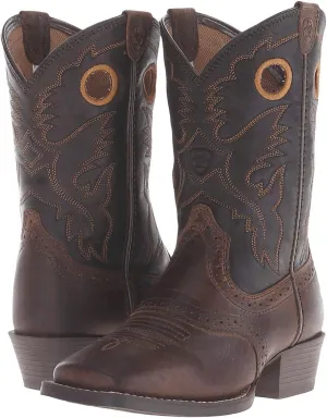 Ariat Heritage Roughstock Western Boots - Kids?? Leather Country Riding Boot