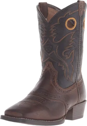 Ariat Heritage Roughstock Western Boots - Kids?? Leather Country Riding Boot