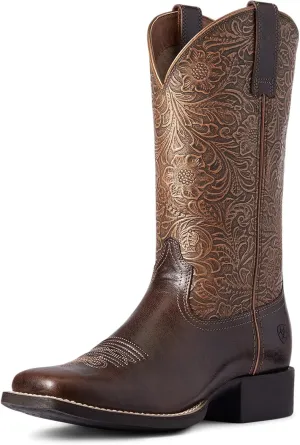Ariat Women's Round Up Wide Square Toe Western Boot