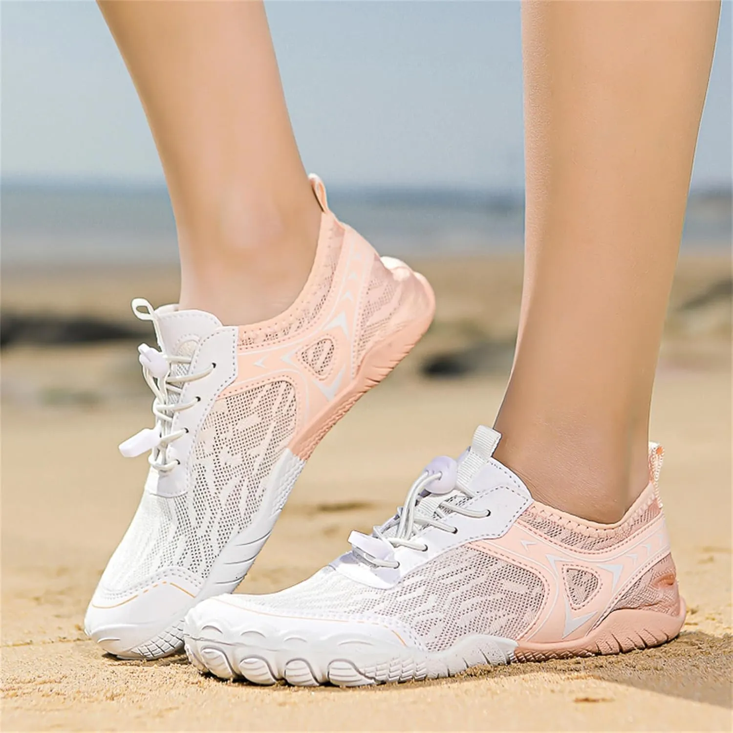 Athletic Hiking Water Shoes for Women Men,Breathable Non-Slip Sports Footwear Outdoor Beach Walking Surfing Running Shoes,Wide Toe Box Neuropathy Footwear Lightweight Swimming Fitness Barefoot Wear