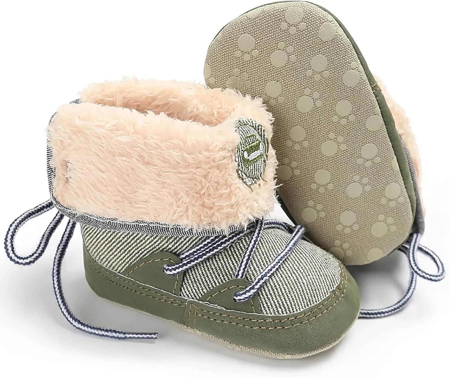Baby Booties Newborn Girl Boy Shoes Infant Winter Warm Boots Rubber Sole Slip Prewalker Boots Toddler Girl Shoe Boots