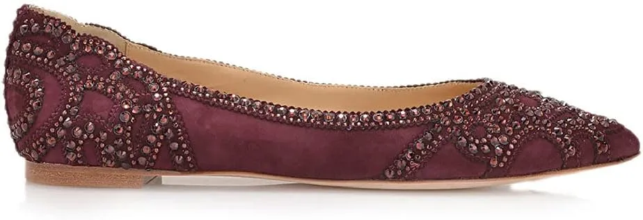 Badgley Mischka Women's Gigi Pointed Toe Flat