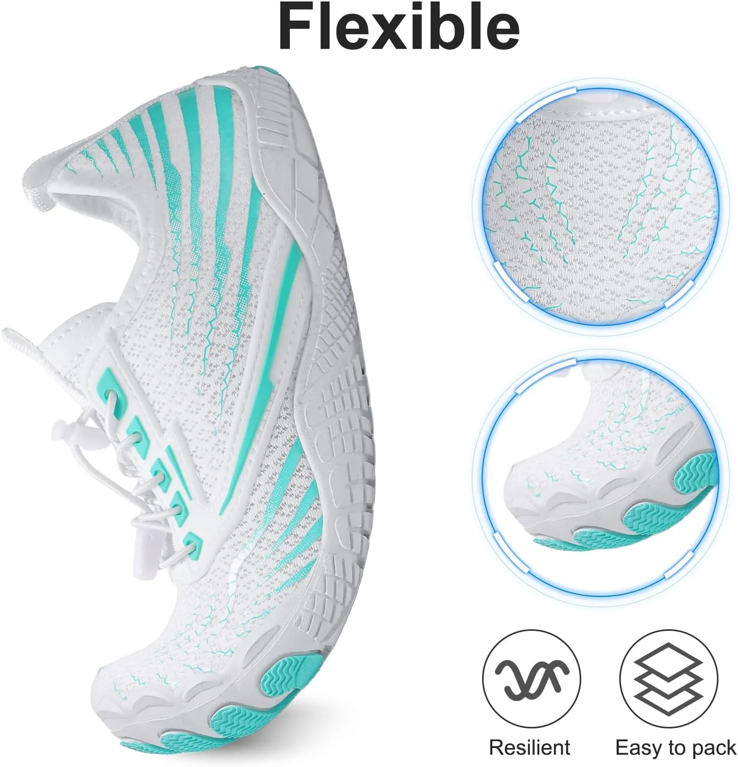 Barefoot Trail for Women Men, Waterproof Pro Trail Running with Wide Toe Box Healthy & Non-Slip BarefootAthletic Outdoor Hiking Footwear