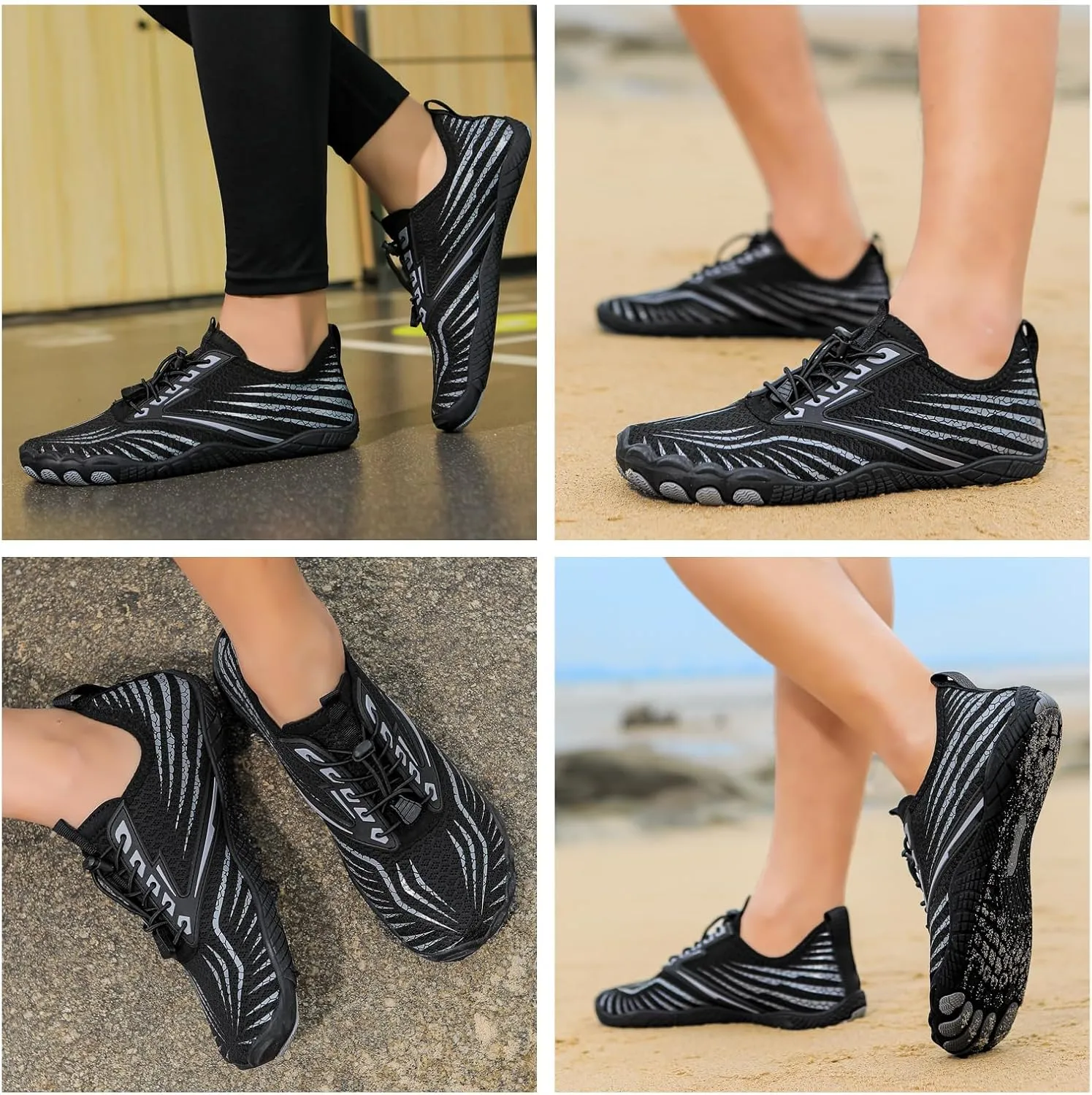 Barefoot Trail for Women Men, Waterproof Pro Trail Running with Wide Toe Box Healthy & Non-Slip BarefootAthletic Outdoor Hiking Footwear