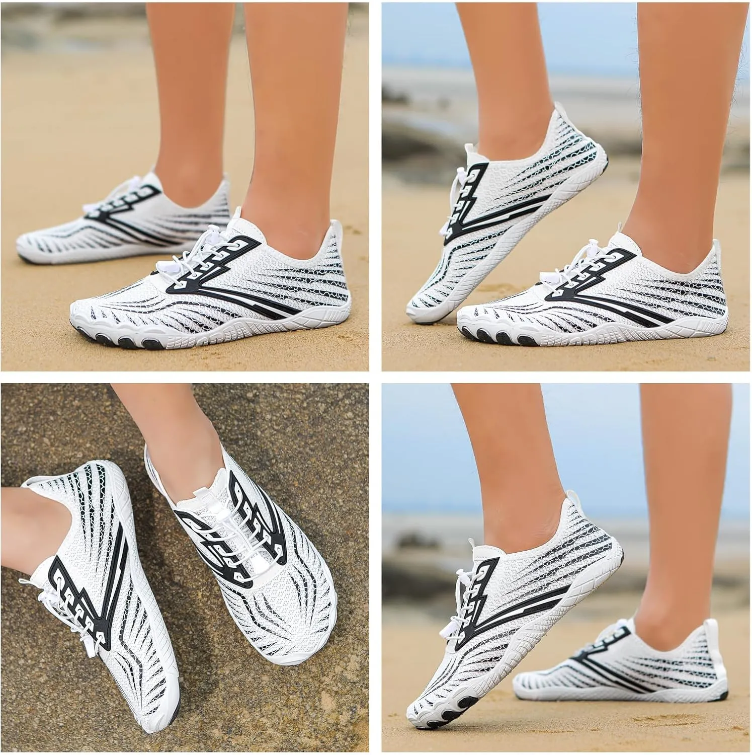 Barefoot Trail for Women Men, Waterproof Pro Trail Running with Wide Toe Box Healthy & Non-Slip BarefootAthletic Outdoor Hiking Footwear