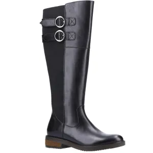 Black Carla Calf Boots