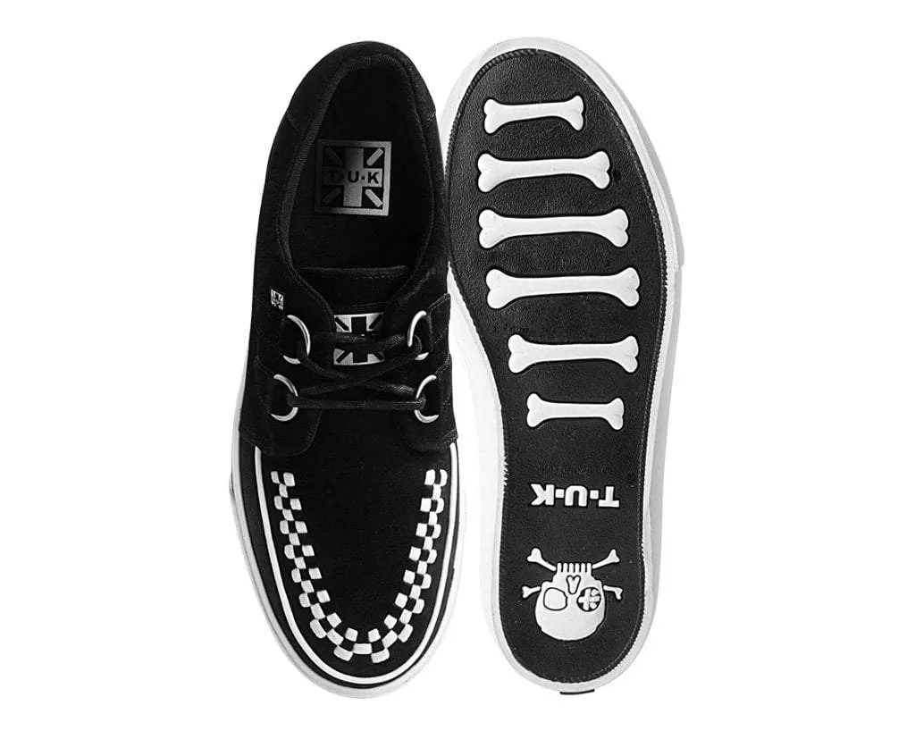 Black Suede D-Ring Interlace VLK Sneaker