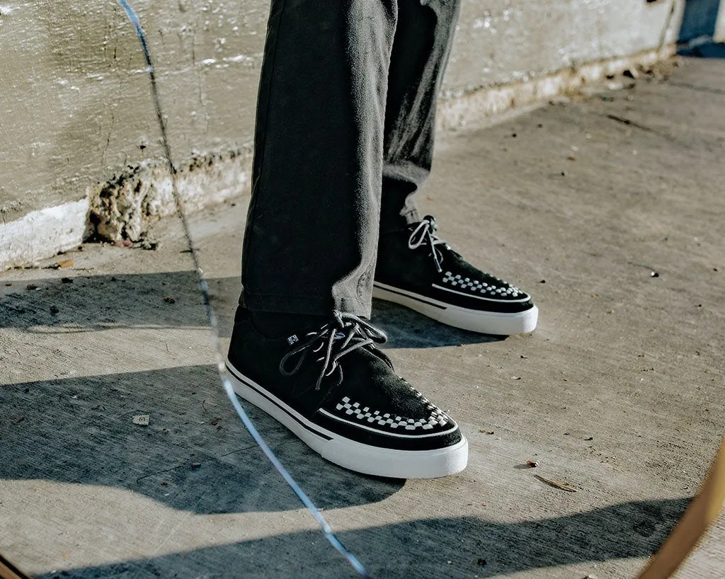 Black Suede D-Ring Interlace VLK Sneaker