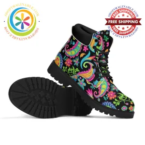 Bold Paisley Women's Boots