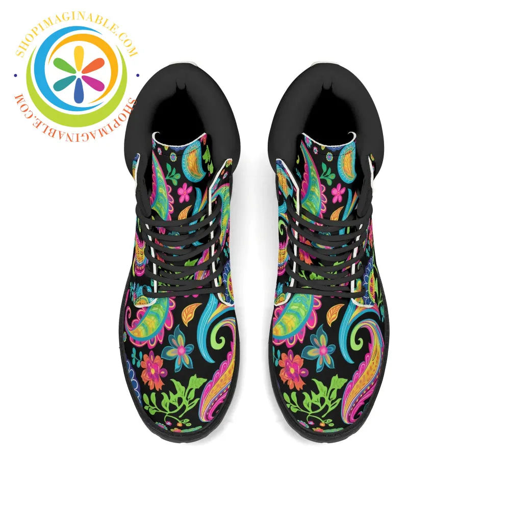 Bold Paisley Women's Boots