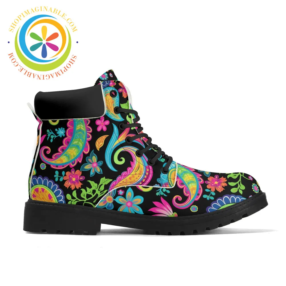 Bold Paisley Women's Boots