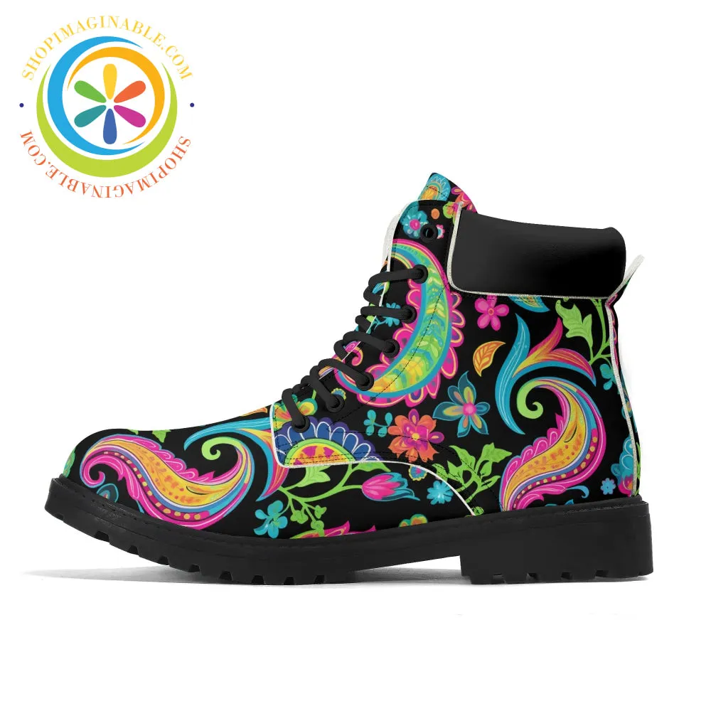 Bold Paisley Women's Boots