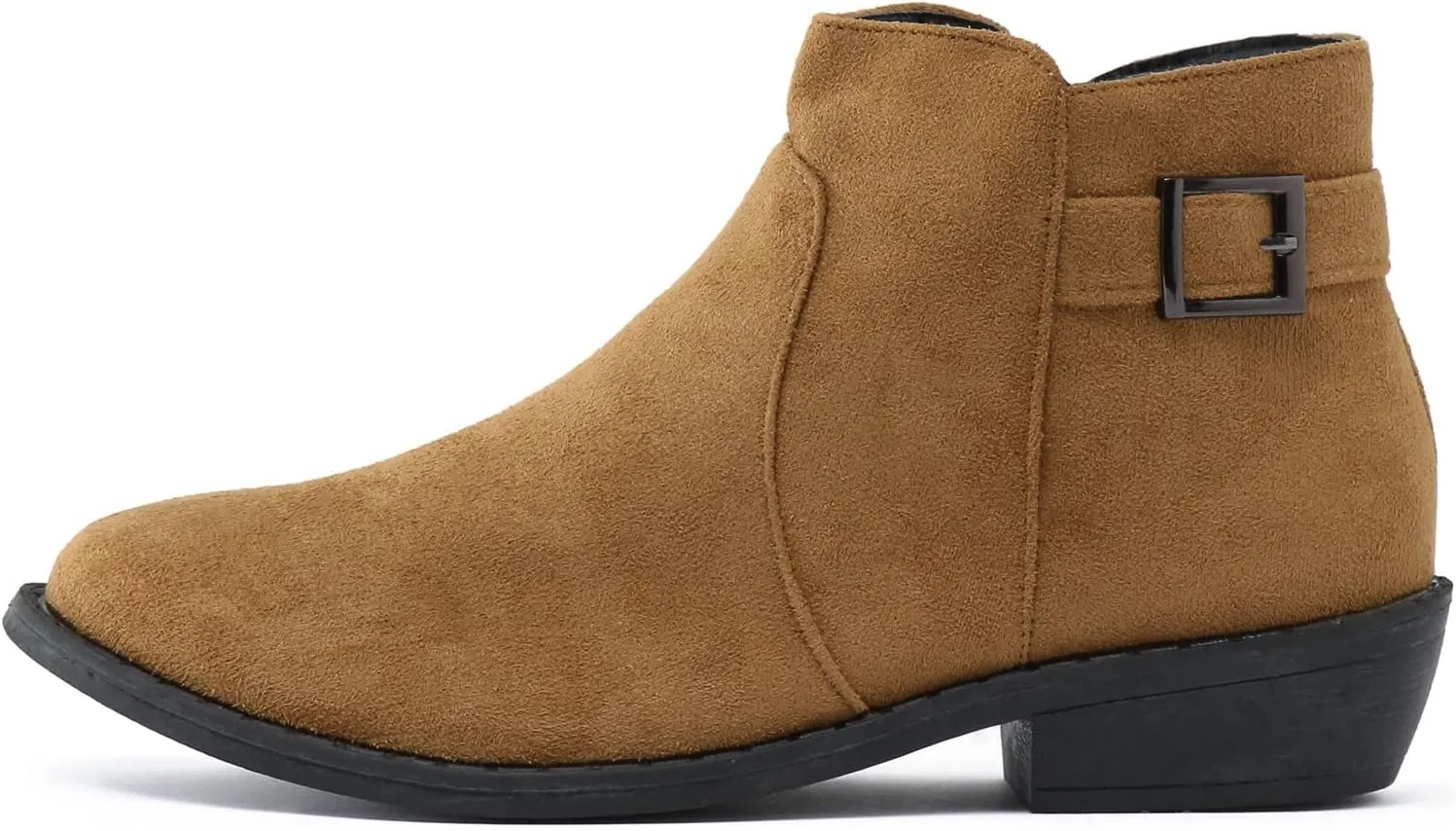 Boots for Women Premium Orthopedic Ankle Boots Arch Support Leather Comfortable Side Zip Wedge Booties 52