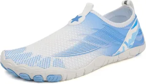 Breathable Barefoot Shoes for Women Men Athletic Wide Toe Waterproof Shoes Hiking Running Footwear with Non-Slip Sole