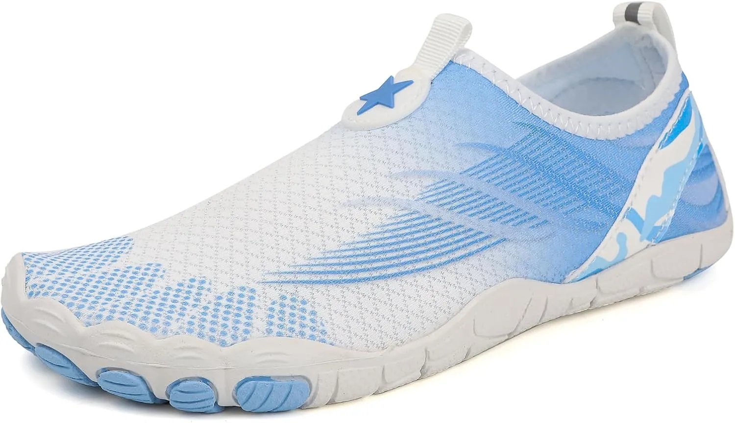 Breathable Barefoot Shoes for Women Men Athletic Wide Toe Waterproof Shoes Hiking Running Footwear with Non-Slip Sole