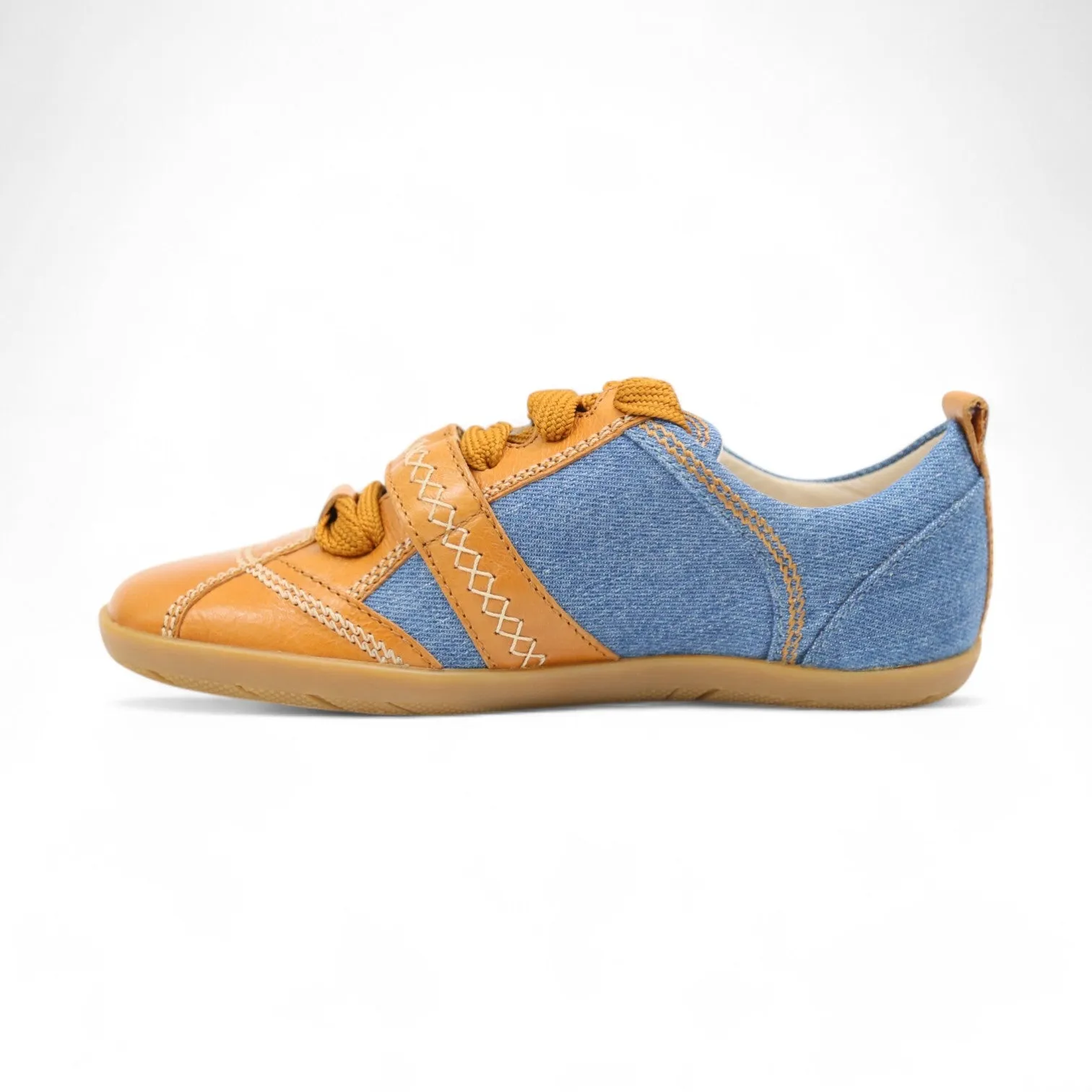 Christian Dior Women's Shoes Denim & Leather Sneakers (CDW10)