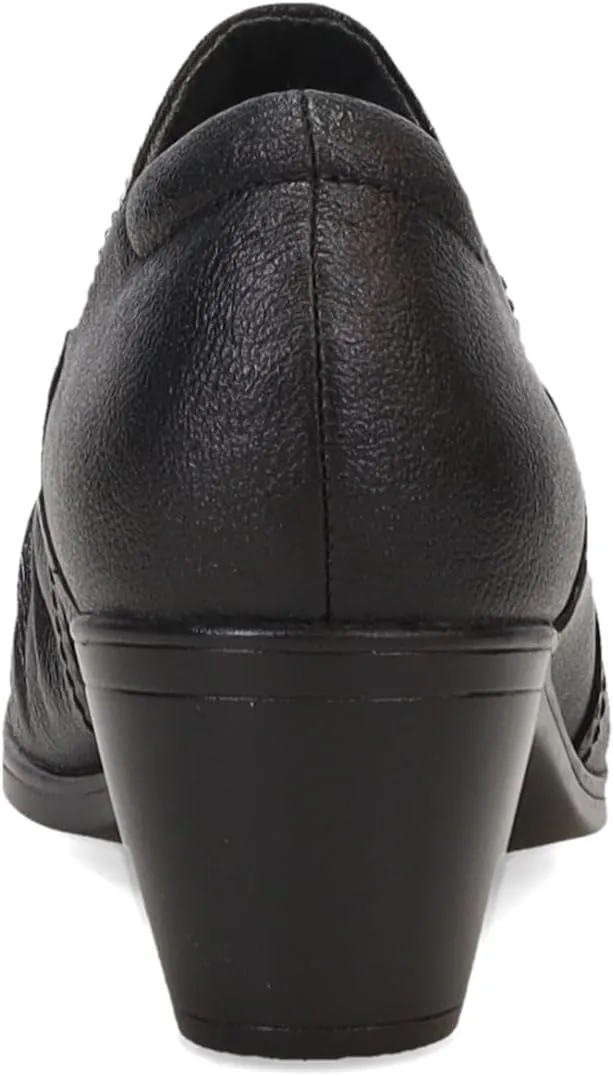 Clarks Womens Emily2 Cove Leather Round Toe Shooties