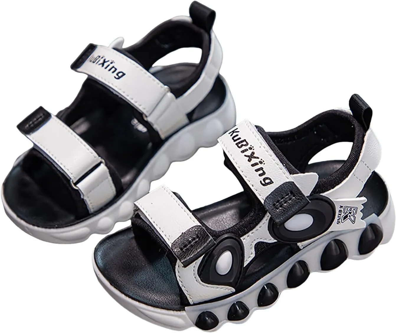 Comfortable Slip-On Kids Sandals Girls Sandals Comfortable Soft Sole Open Toe Fashionable Thick Sole Beach Outdoor Walking Beach Shower Shoes for Boys Girls