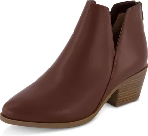 CUSHIONAIRE Women's Elodie Ankle Boot  Memory Foam, Wide Widths Available