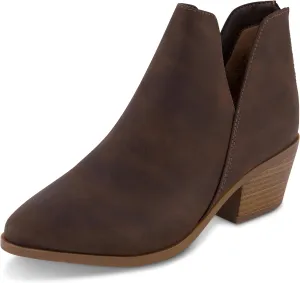 CUSHIONAIRE Women's Elodie Ankle Boot  Memory Foam, Wide Widths Available
