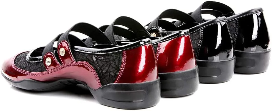 DKZSYIM Women's Dance Sneakers Practice Ballroom Performance Sports Shoes,Model P25