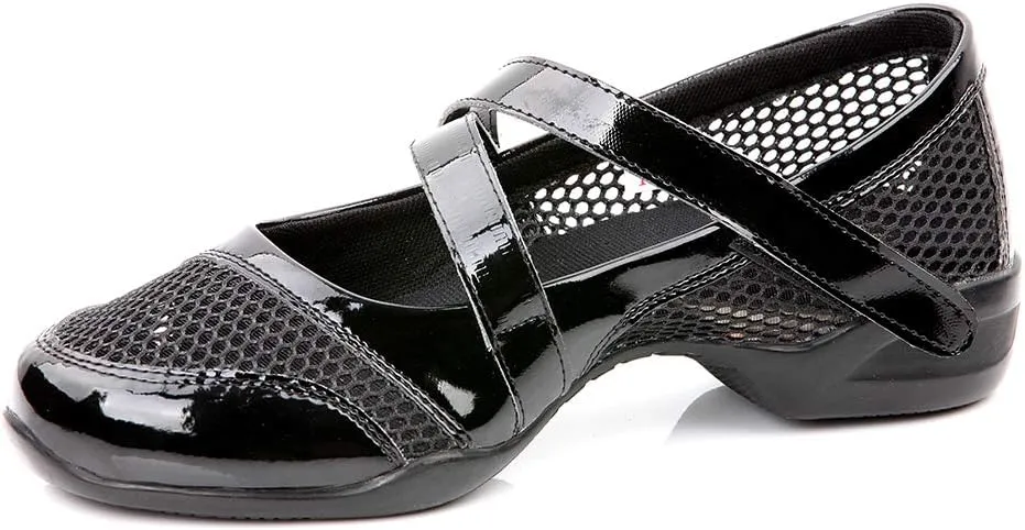 DKZSYIM Women's Dance Sneakers Practice Ballroom Performance Sports Shoes,Model P25