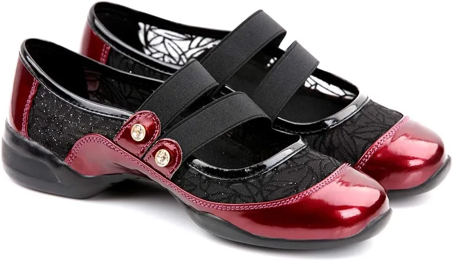 DKZSYIM Women's Dance Sneakers Practice Ballroom Performance Sports Shoes,Model P25
