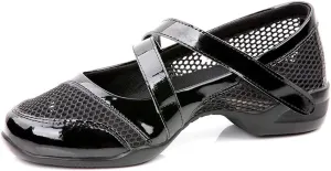 DKZSYIM Women's Dance Sneakers Practice Ballroom Performance Sports Shoes,Model P25
