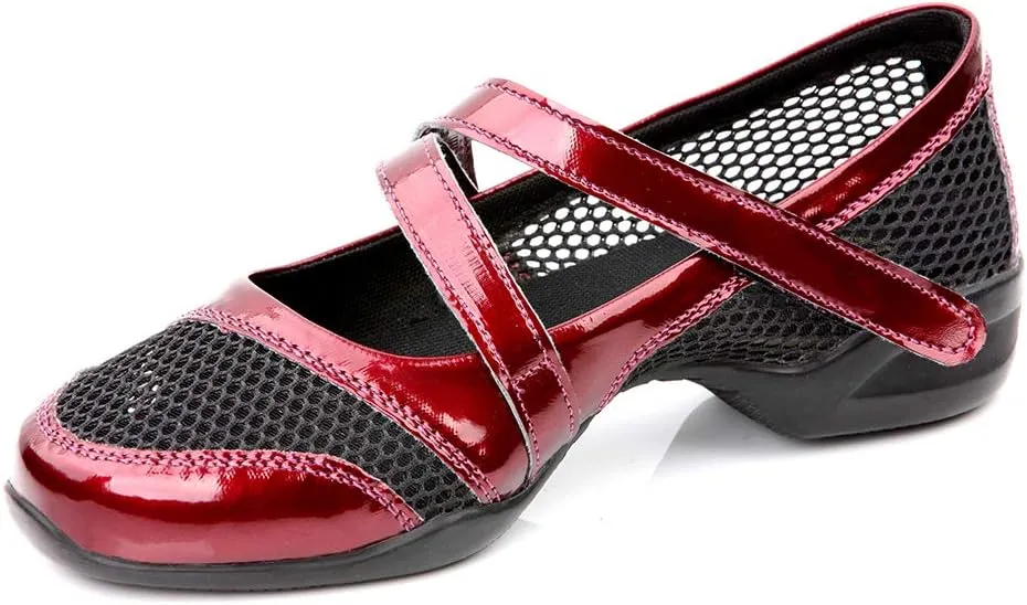 DKZSYIM Women's Dance Sneakers Practice Ballroom Performance Sports Shoes,Model P25
