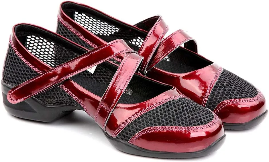 DKZSYIM Women's Dance Sneakers Practice Ballroom Performance Sports Shoes,Model P25