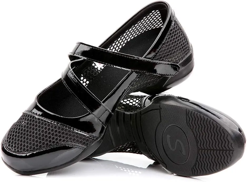 DKZSYIM Women's Dance Sneakers Practice Ballroom Performance Sports Shoes,Model P25