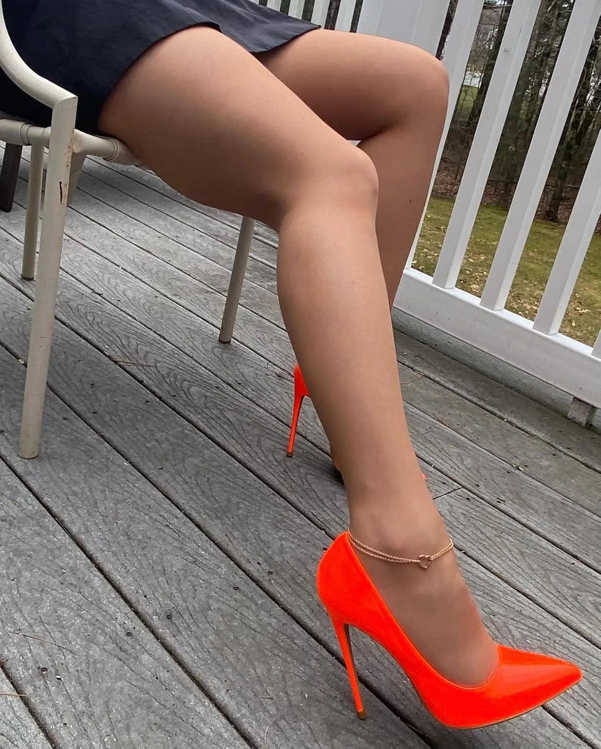 Elisabet Tang Women Pumps, Pointed Toe High Heel 4.7 inch/12cm Party Stiletto Heels Shoes