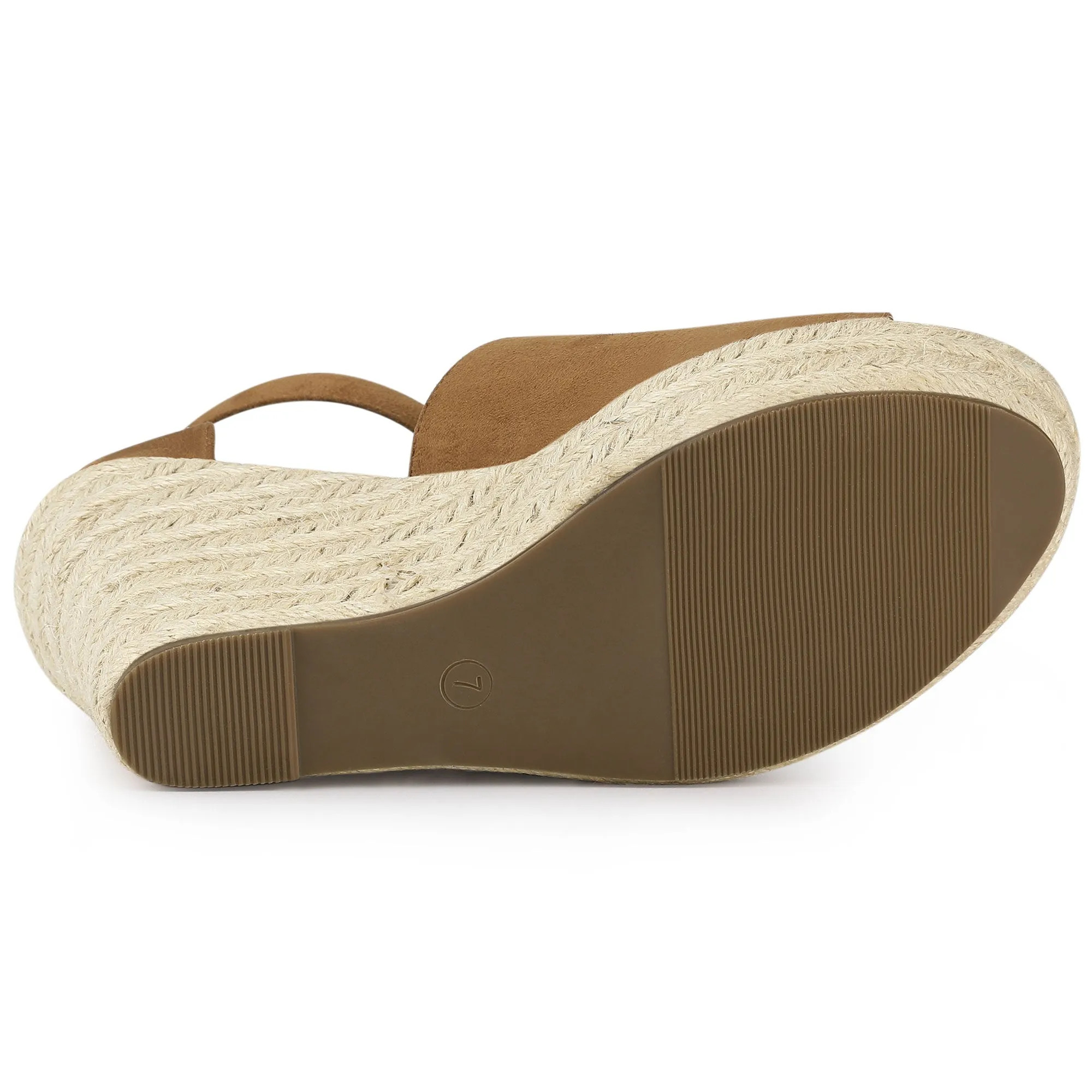 Espadrilles Platform Heel Wedges Sandals