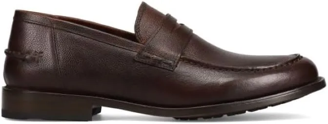 Frye Tyler Penny Men's Loafers-Shoes - Classic Leather Slip-On, Comfortable Casual Footwear for Office or Everyday Wear