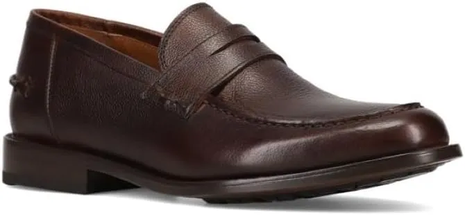 Frye Tyler Penny Men's Loafers-Shoes - Classic Leather Slip-On, Comfortable Casual Footwear for Office or Everyday Wear