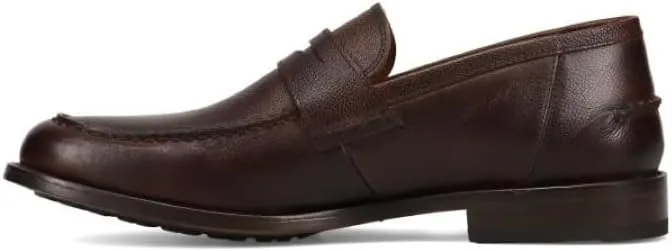 Frye Tyler Penny Men's Loafers-Shoes - Classic Leather Slip-On, Comfortable Casual Footwear for Office or Everyday Wear