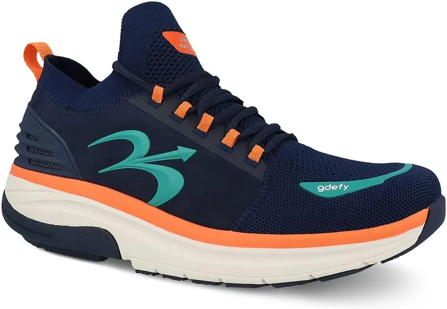 GDEFY Men's MATeeM Cross-Trainer - Hybrid VersoShock Performance Proven Pain Relief Shoes with Support