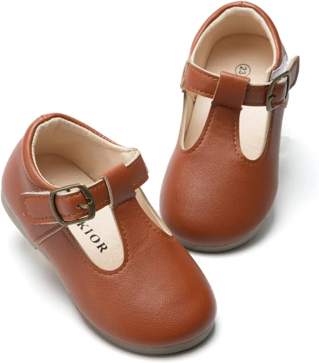 Girls Mary Jane Dress Flat Shoes School ??niform T-Strap Ballet Flat Toddler Little Kid Performance Shoes Toddler Girl