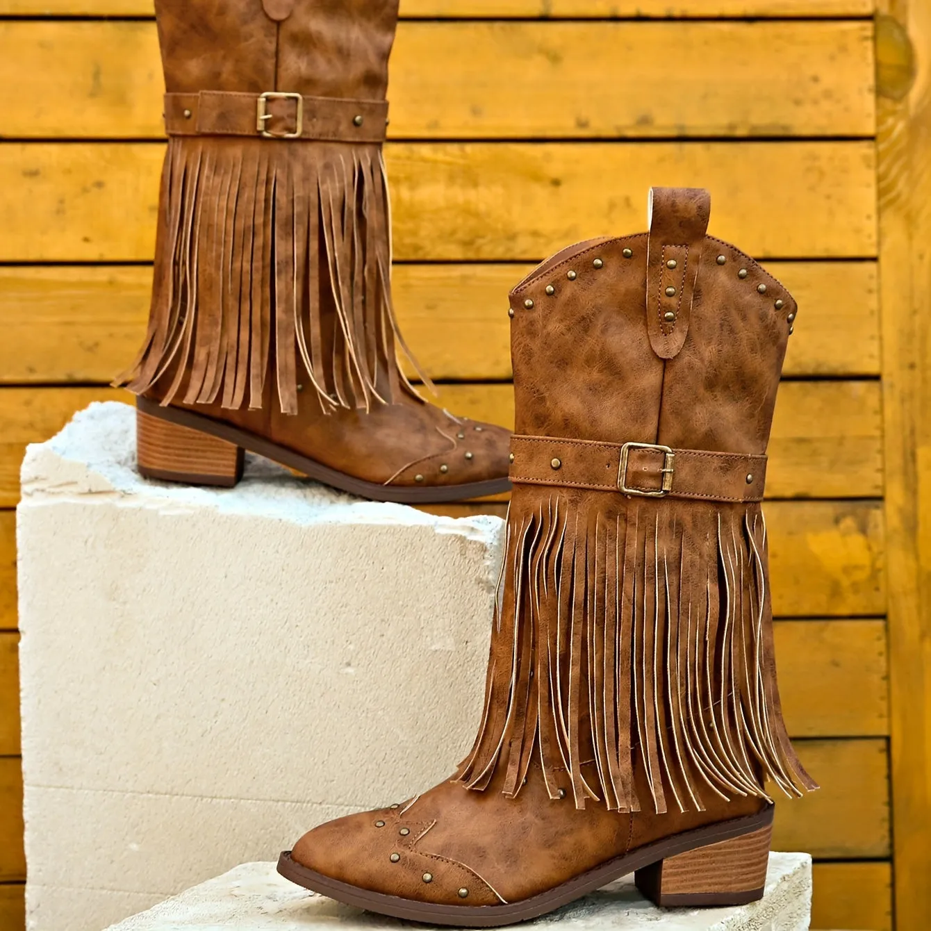 Harper | Vintage Tassel Detail Boots