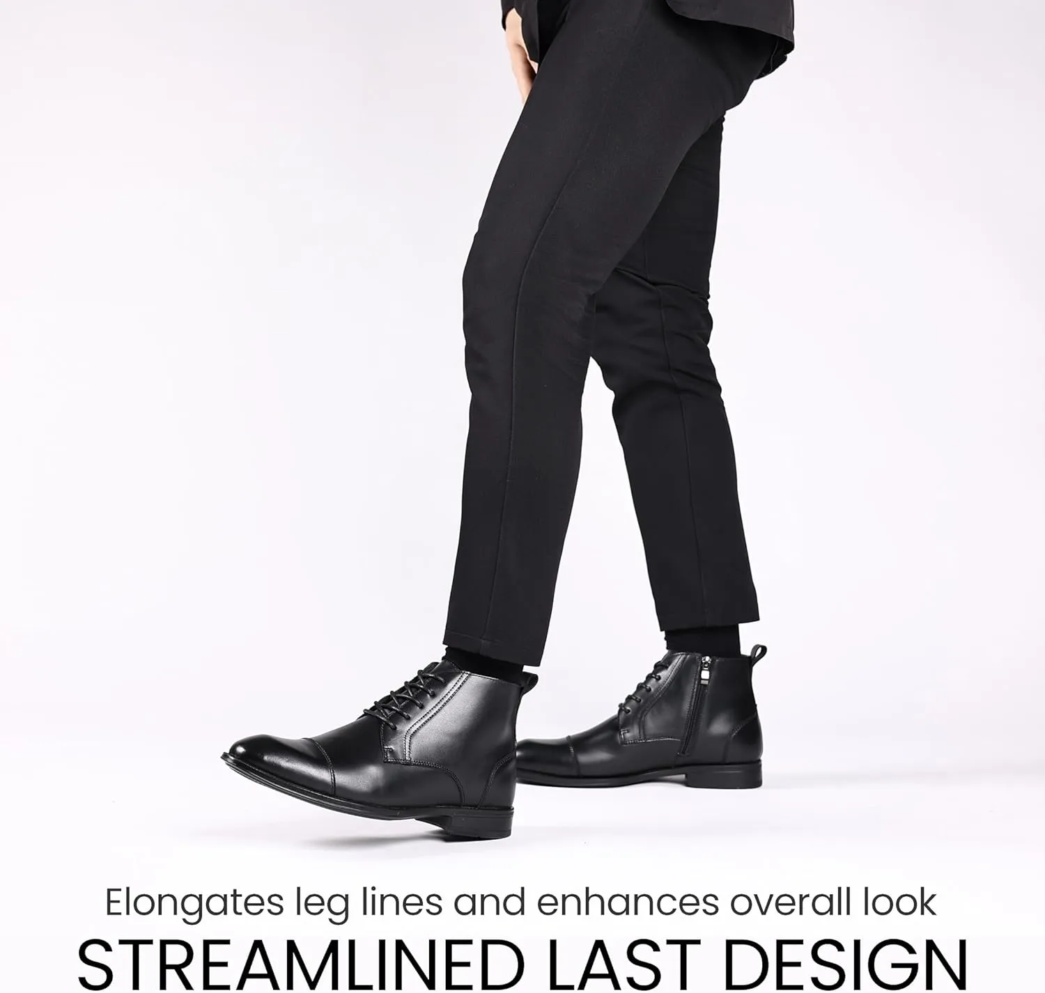 Holy dove Chelsea Boots Men ?C Genuine Leather,Chelsea Boots for Men with Side Zipper, Casual Slip-On Ankle Boots, Chukka & Oxford Style Dress Boots