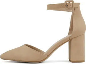 Ingrid ~ Women Pointed Toe Closed Back Counter High Heel Dress Pumps
