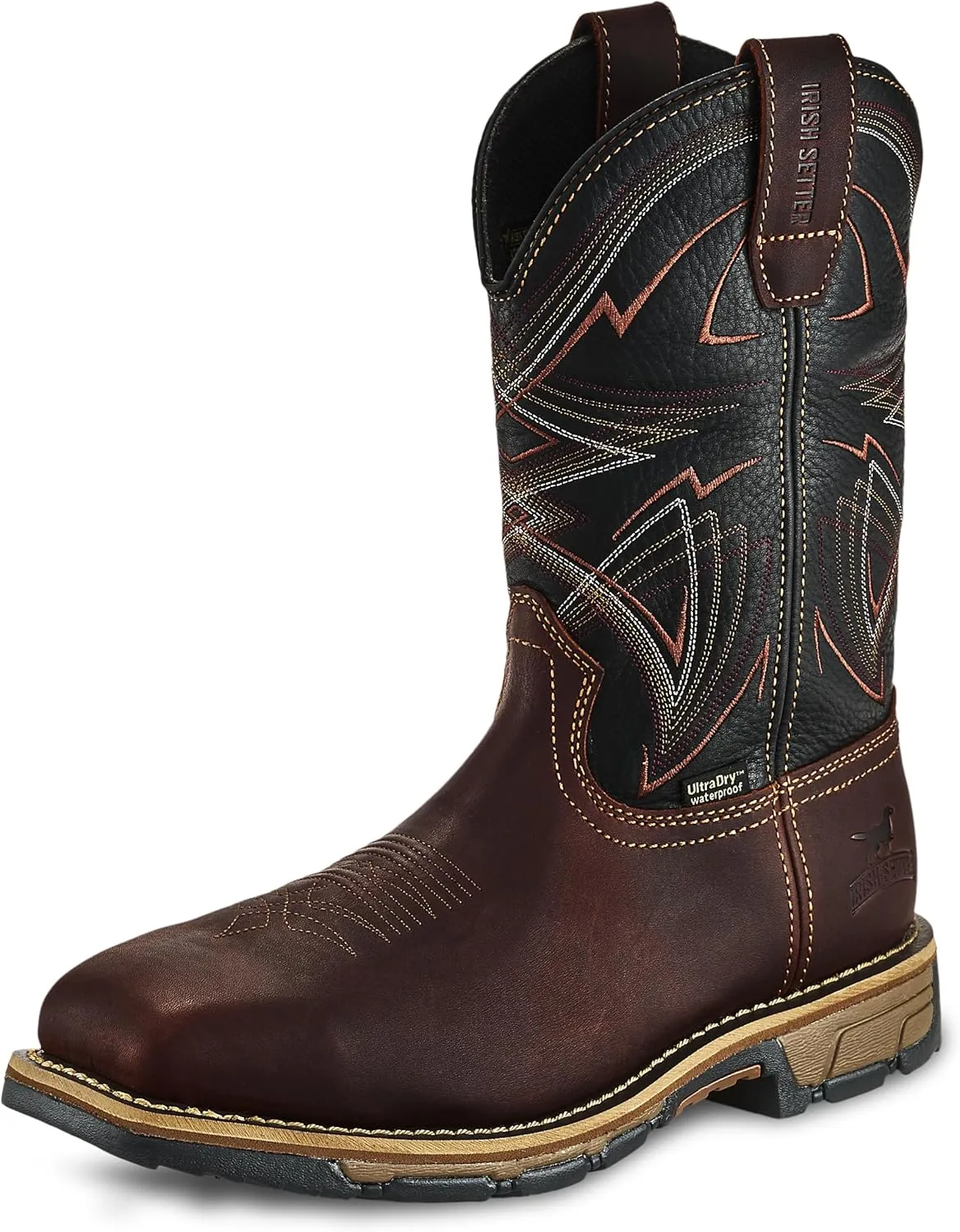 Irish Setter, Marshall, Mens, 11", Waterproof, Steel Safety Toe, Pull-On Work Boot