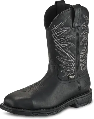 Irish Setter, Marshall, Mens, 11", Waterproof, Steel Safety Toe, Pull-On Work Boot
