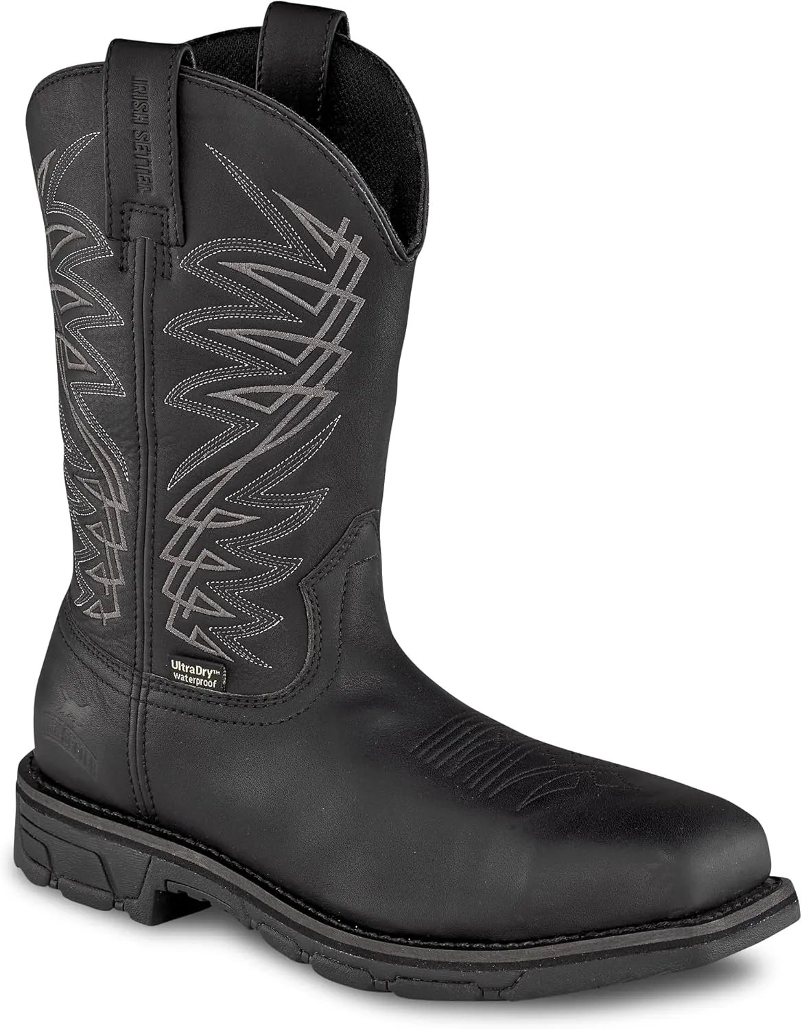 Irish Setter, Marshall, Mens, 11", Waterproof, Steel Safety Toe, Pull-On Work Boot