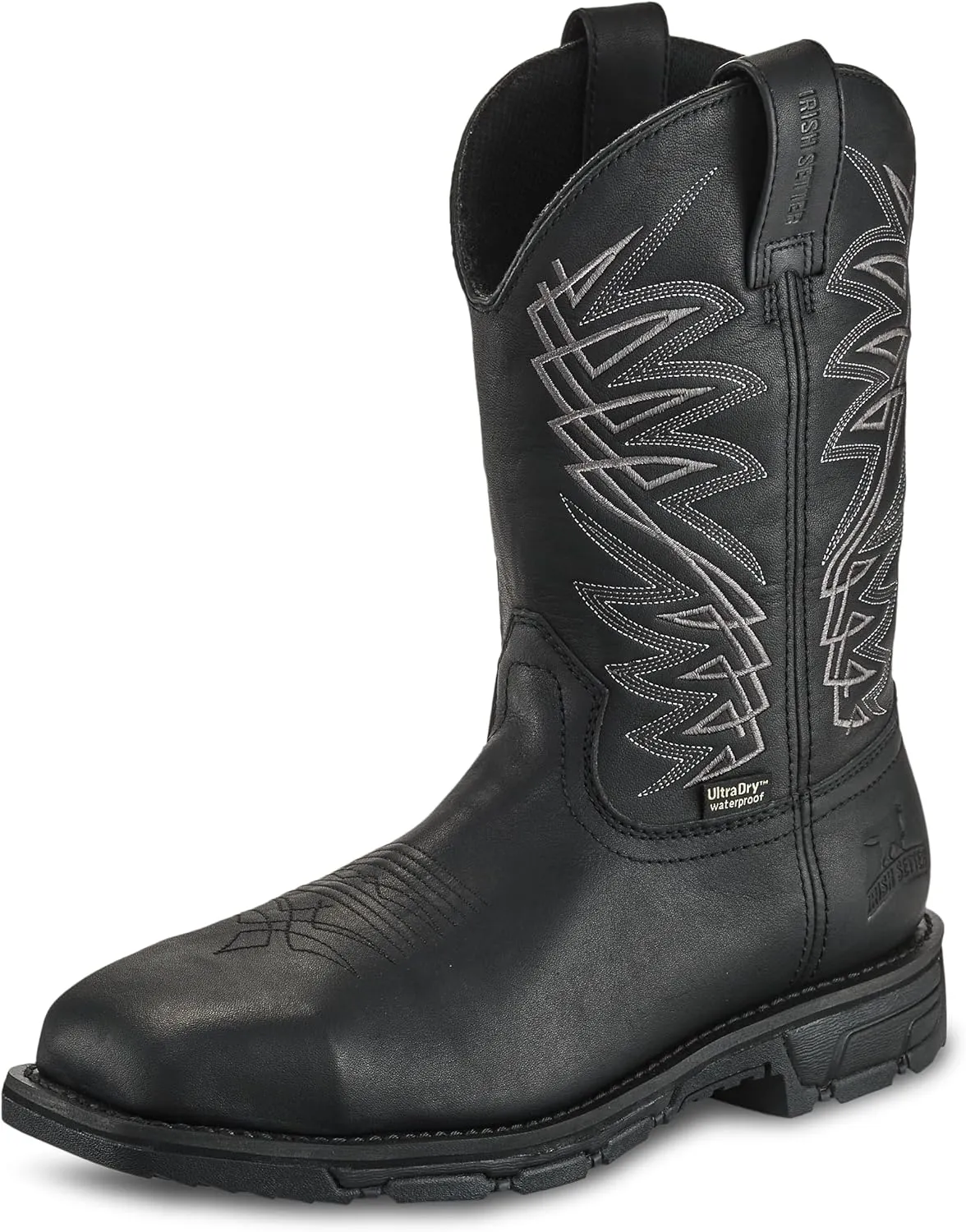 Irish Setter, Marshall, Mens, 11", Waterproof, Steel Safety Toe, Pull-On Work Boot